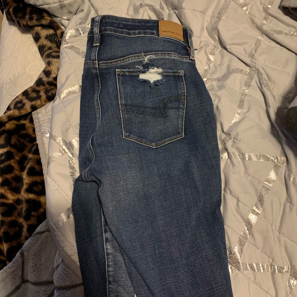 Distressed American Eagle Jeans